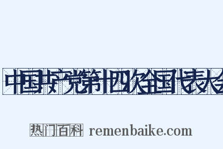 中国共产党第十四次全国代表大会是什么意思的图片